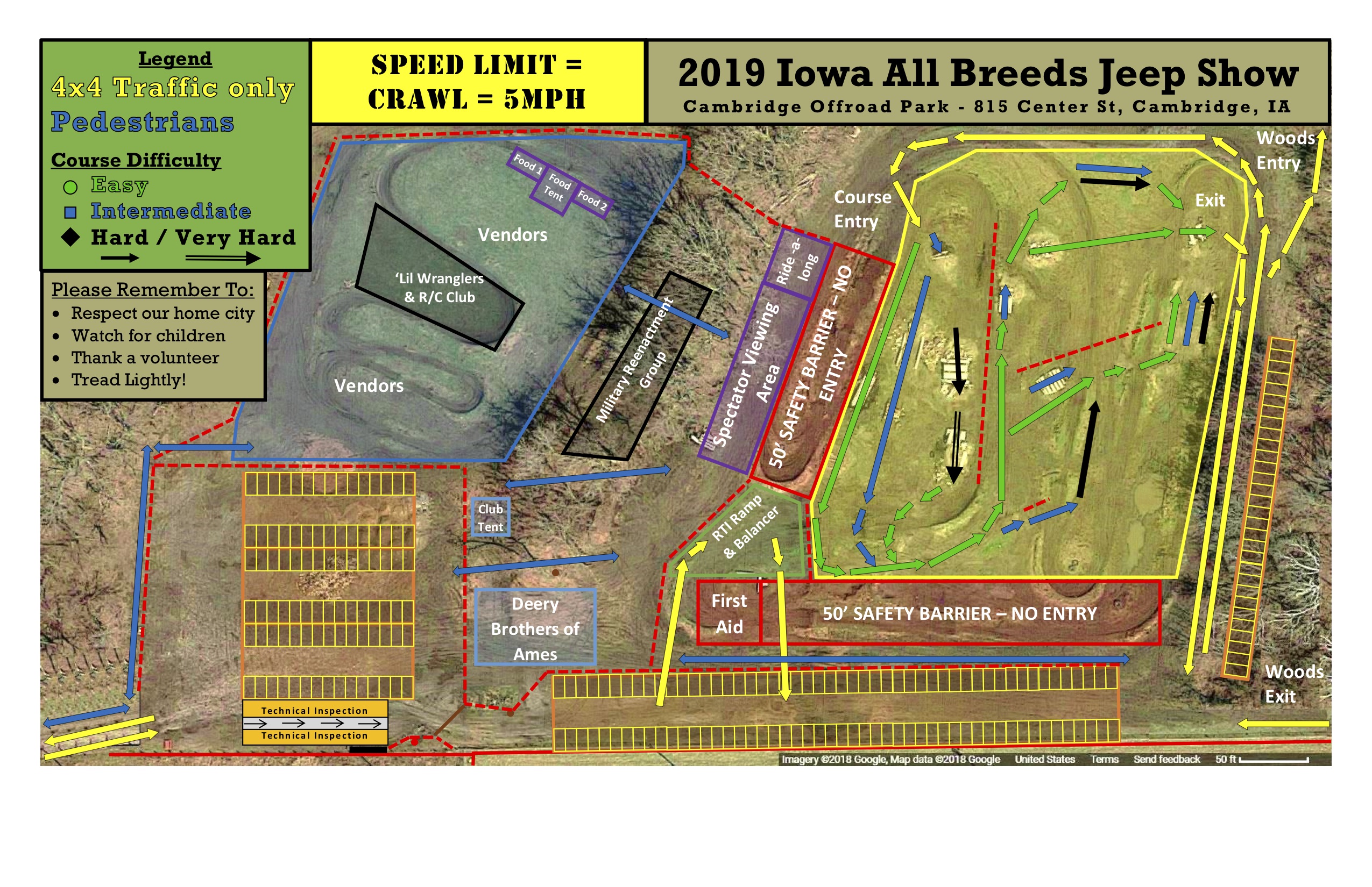 Show Map Iowa All Breeds Jeep Show